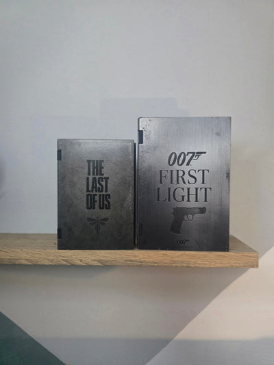Custom Platinum Trophy Display | 3D Printed Steelbook Case | Personalized PS Trophy Hunter Gamer Gift