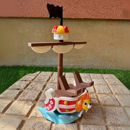 Βάση χειριστηρίου Thousand Sunny - Μονόπλευρη βάση gaming για PS5, Xbox, Switch - Δώρο Anime για Gamers &amp; Συλλεκτές