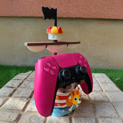 Thousand Sunny Controller Holder - One Piece Gaming Stand for PS5, Xbox, Switch - Anime Gift for Gamers & Collectors