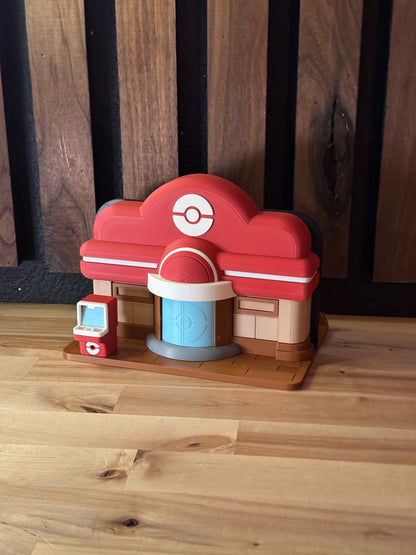 Pokopia Center Dock Stand for Nintendo Switch 1 & 2, 3D Printed Switch Dock Holder, Gaming Dock Station, Pokmon Style Display, Gamer Gift