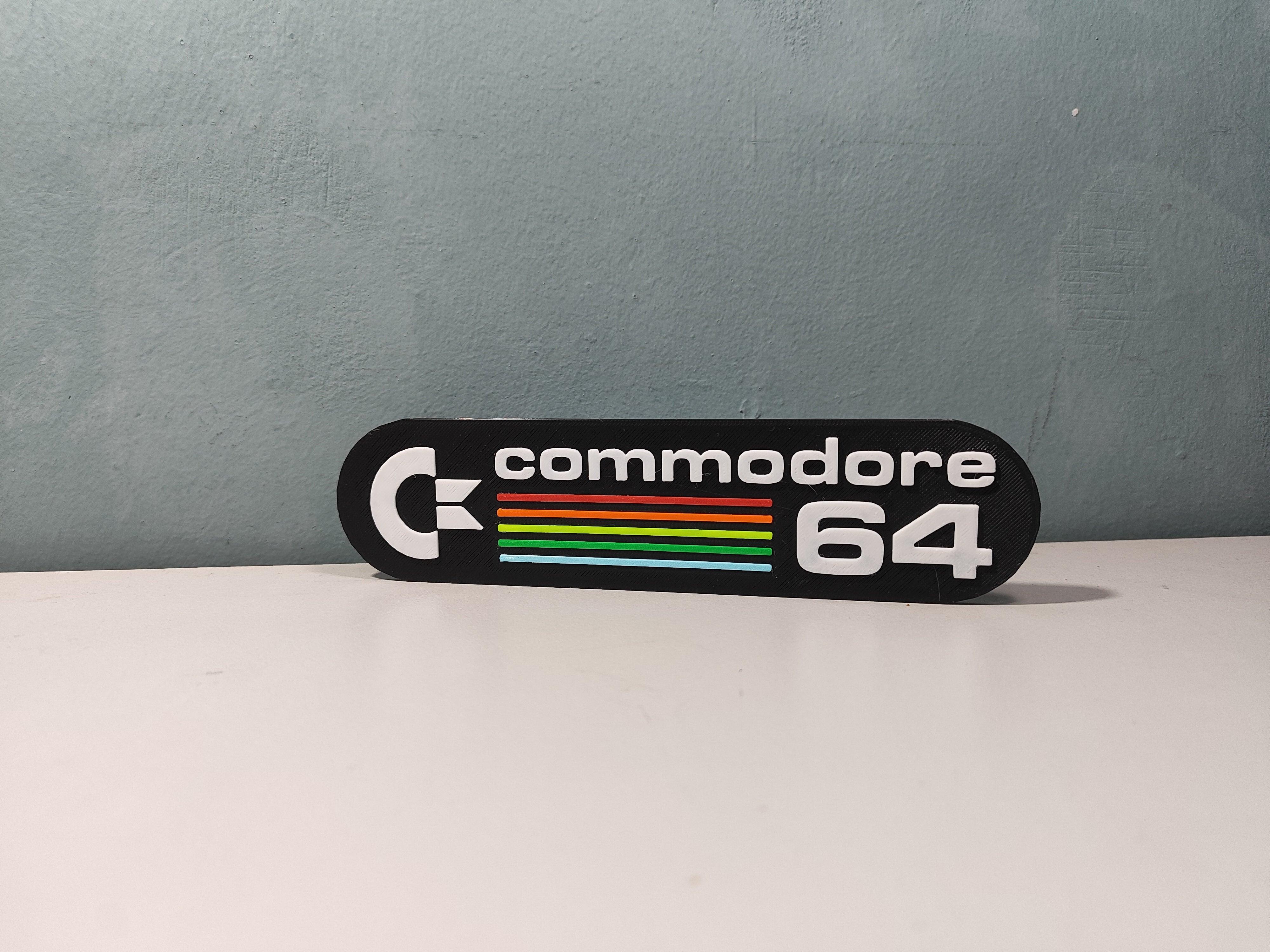 Com Mod Sign Commodore 64 Sign – 3DPrintingLabDesigns