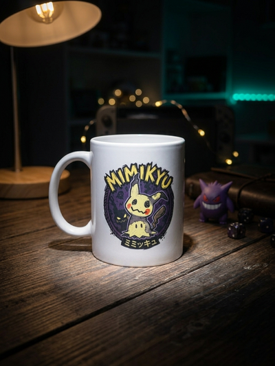 Custom Pokemon Mug – Personalized Name Gift, UV Printed Ceramic Cup, Gamer Gift, Pokemon Fan, Choose Your Pokemon