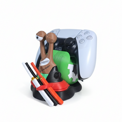 Roronoa Zoro Controller Stand Den Den Mushi Style , Anime Gaming Holder Inspired by One Piece