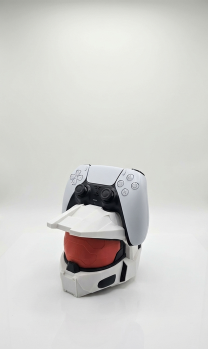 Halo Master Chief Controller Stand – Xbox & PS5 Holder – Spartan Gaming Desk Decor