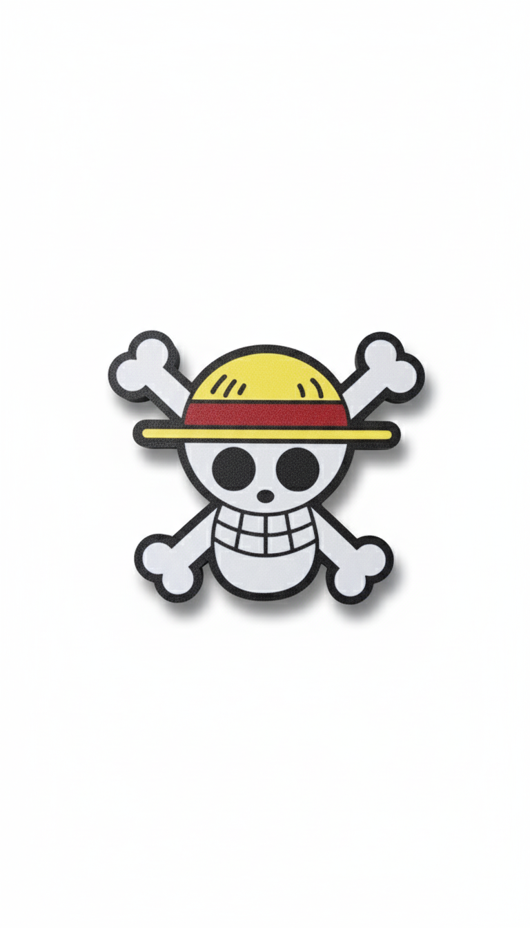 One piece strawhat logo as a led light lamp