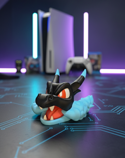 Mega Charizard X - Universal Controller Stand & Gaming Decor