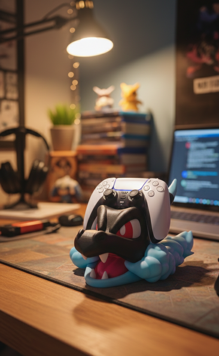 Mega Charizard X - Universal Controller Stand & Gaming Decor