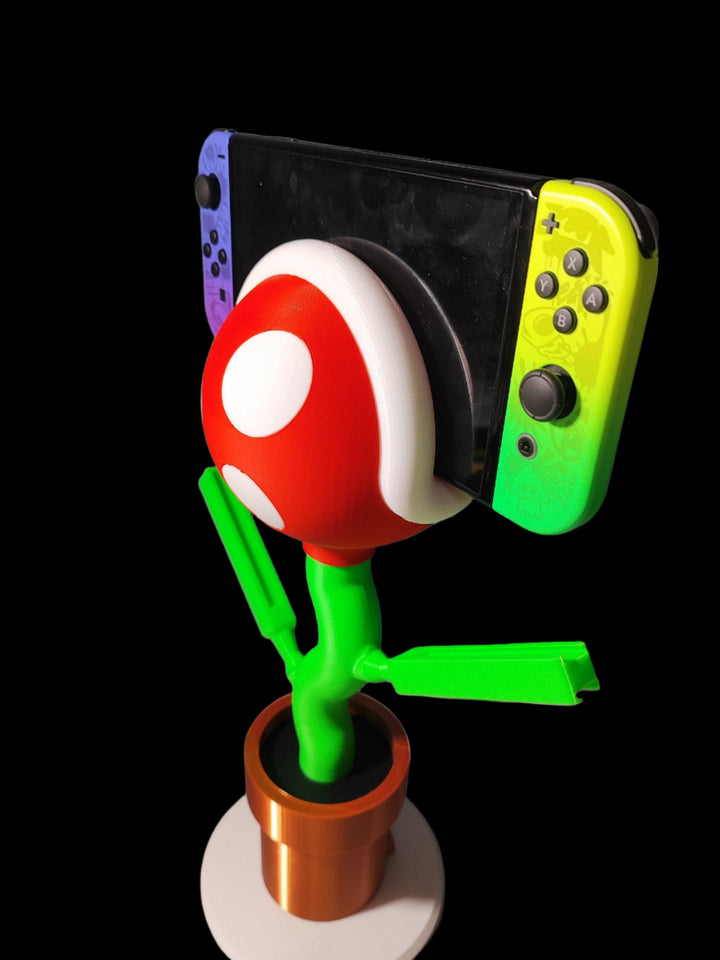 Mini Piranha Plant LED Lamp - 3DPrintingLabDesigns