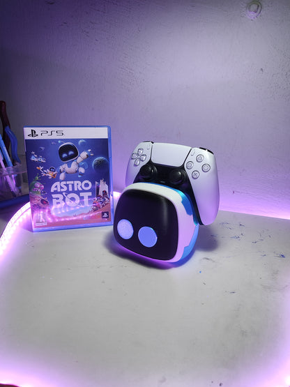 PlayStation 5 DualSense controller on Astro Bot display stand