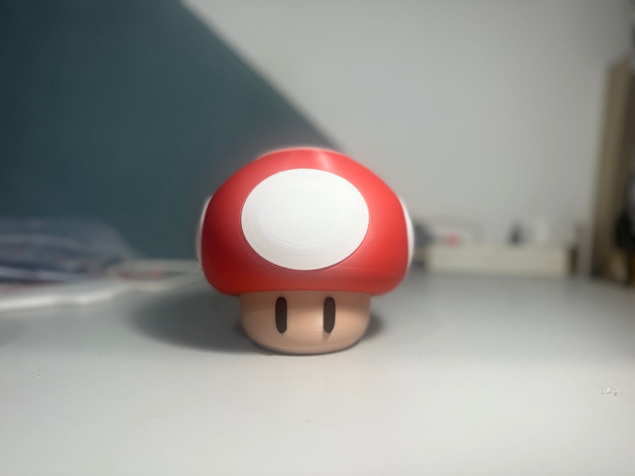 Custom 3D-Printed Mushroom LED Night Light - Perfect Retro Gaming Decor - 3DPrintingLabDesigns