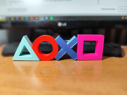 Playstation Icons & Symbols with Magnet on it, gaming room Decoration