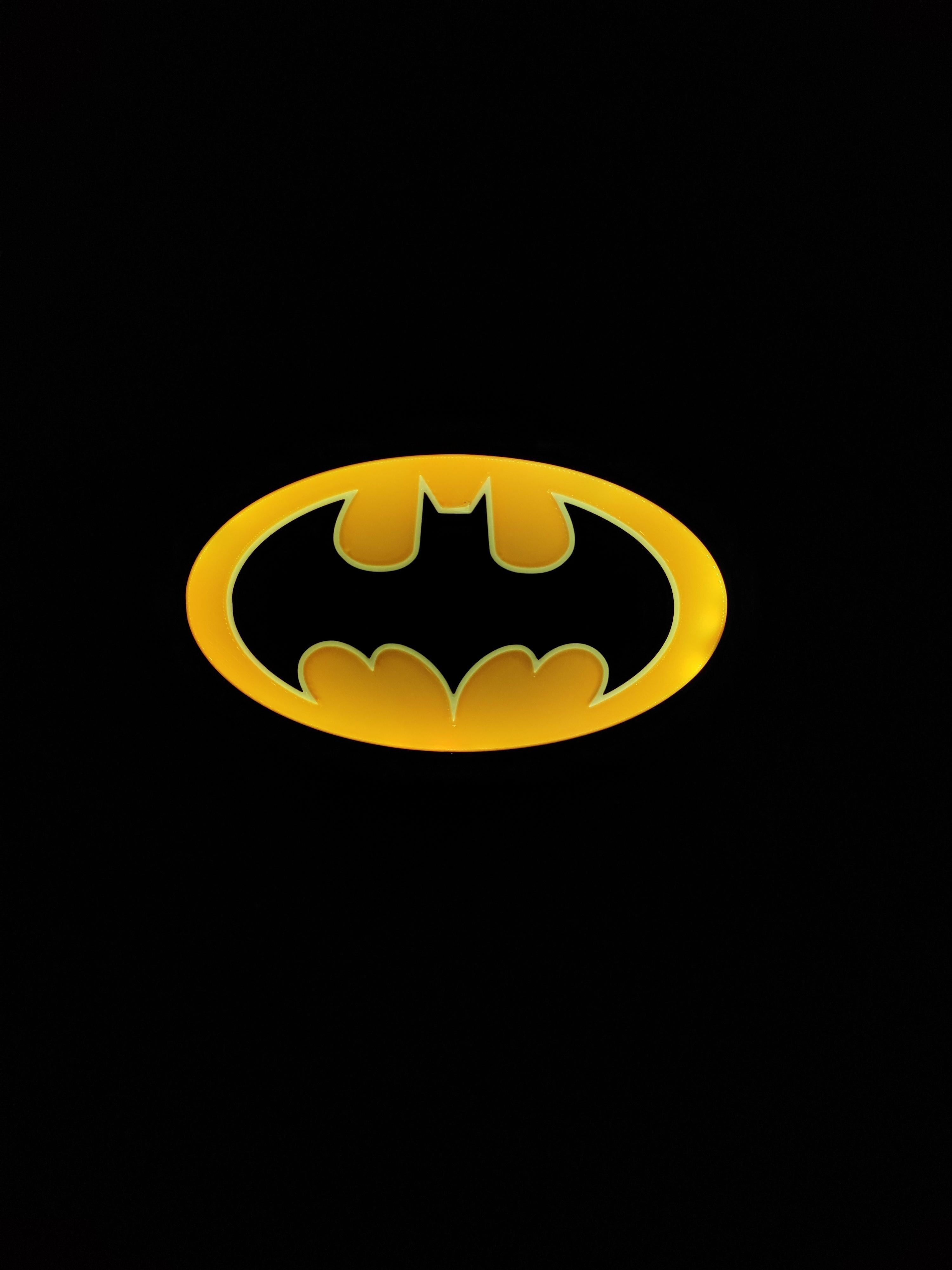 Batman Logo RGB LED Light Sign with Wifi - 3DPrintingLabDesigns