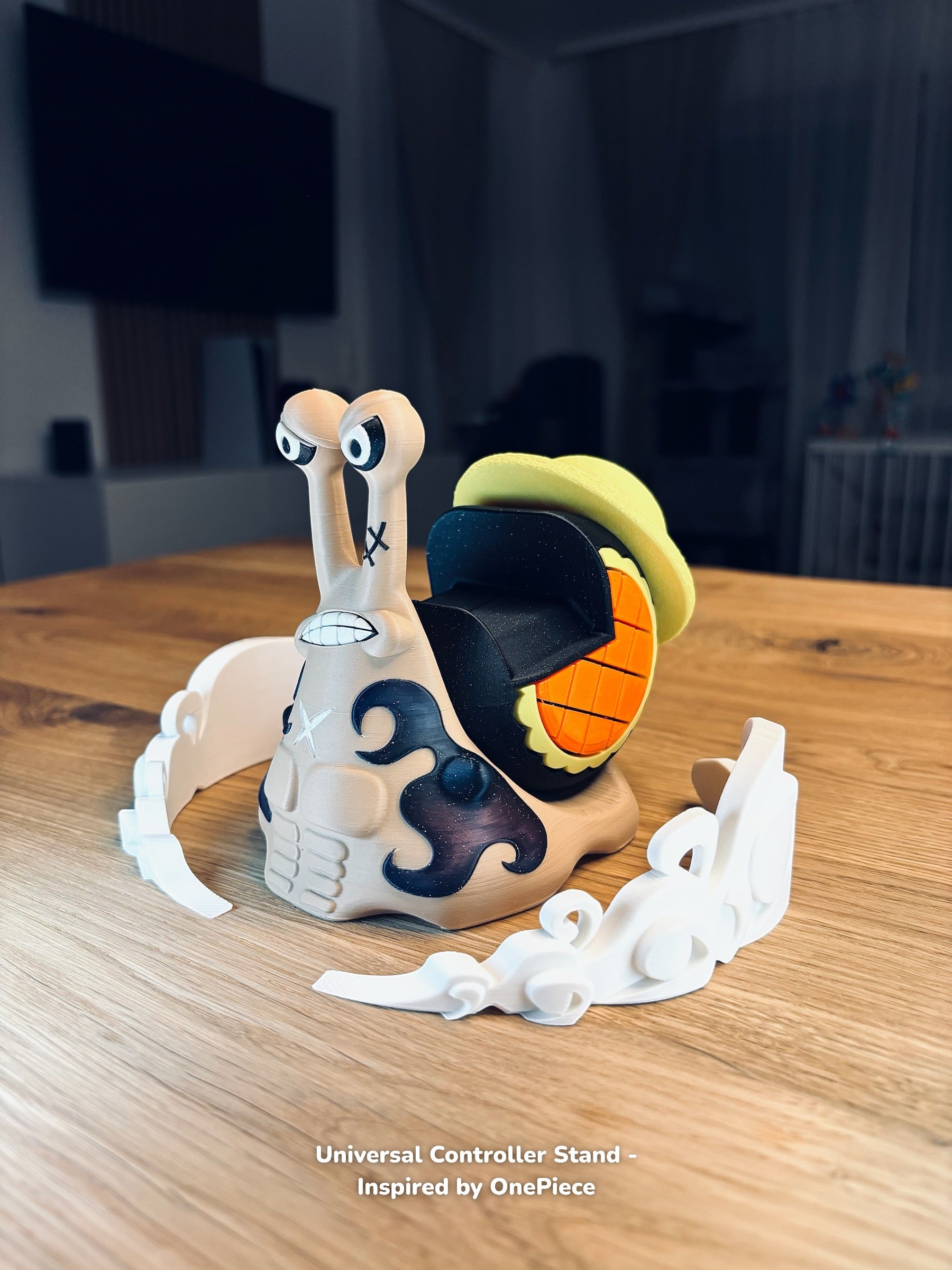 Luffy Gear 5 Controller Stand – One Piece Anime Decor – Universal Holder for PS5, Xbox, Switch – Anime Gaming Gift for Fans