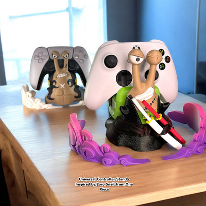 Roronoa Zoro Controller Stand Den Den Mushi Style , Anime Gaming Holder Inspired by One Piece
