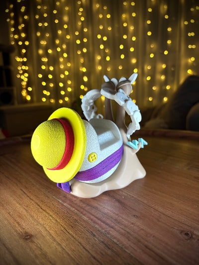 Βάση χειριστηρίου Gear 5 Pirate Snail | Αξεσουάρ Anime &amp; Gaming Ταιριάζει σε PS4, PS5, Switch Pro, Xbox One και Series X Διακόσμηση δώρου για gaming δωμάτιο
