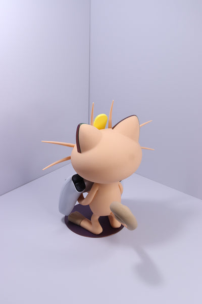 Meowth Controller Holder & Headphone Stand – 3D Printed Gaming Desk Organizer