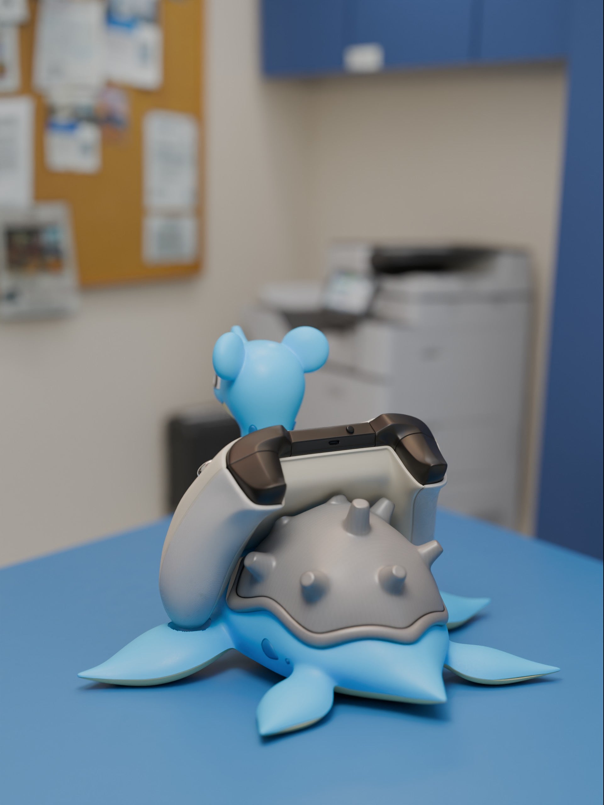 Lapras Controller Holder & Stand, Water Type Fan Art Gaming Accessory, Compatible with Xbox, PS5, Nintendo Switch Pro, Gamer Gift