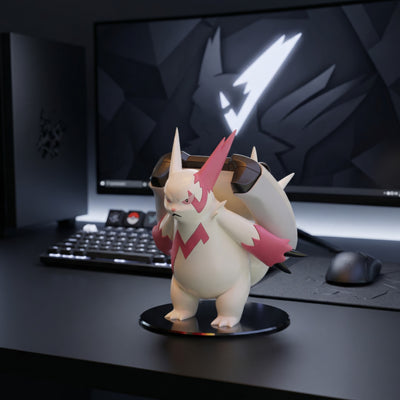 Zangoose Controller Holder Stand – Pokémon Gaming Dock for PS5 & Xbox – 3D Printed Desk Decor – Gamer Gift Idea