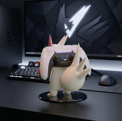 Zangoose Controller Holder Stand – Pokémon Gaming Dock for PS5 & Xbox – 3D Printed Desk Decor – Gamer Gift Idea