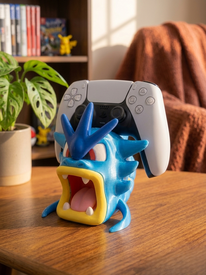Gyarados Controller Holder Stand, 3D Printed Anime Game Controller Dock, Universal Controller Stand for PS5 PS4 Xbox Nintendo Switch