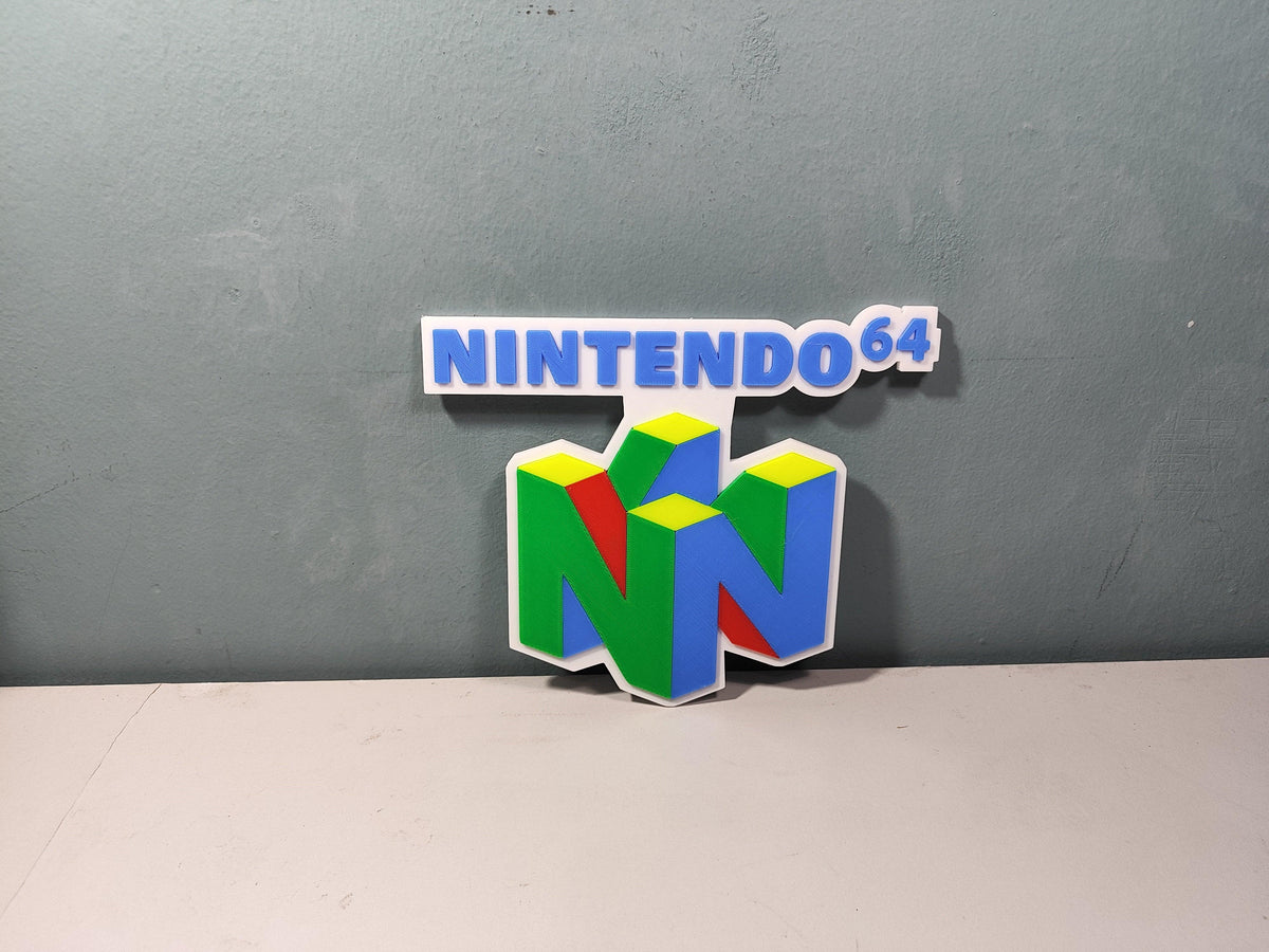 Nintendo 64 (N64) Logo Sign – 3DPrintingLabDesigns