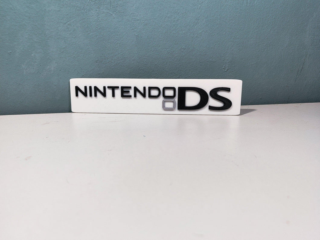 Nintendo DS Logo Sign - 3DPrintingLabDesigns