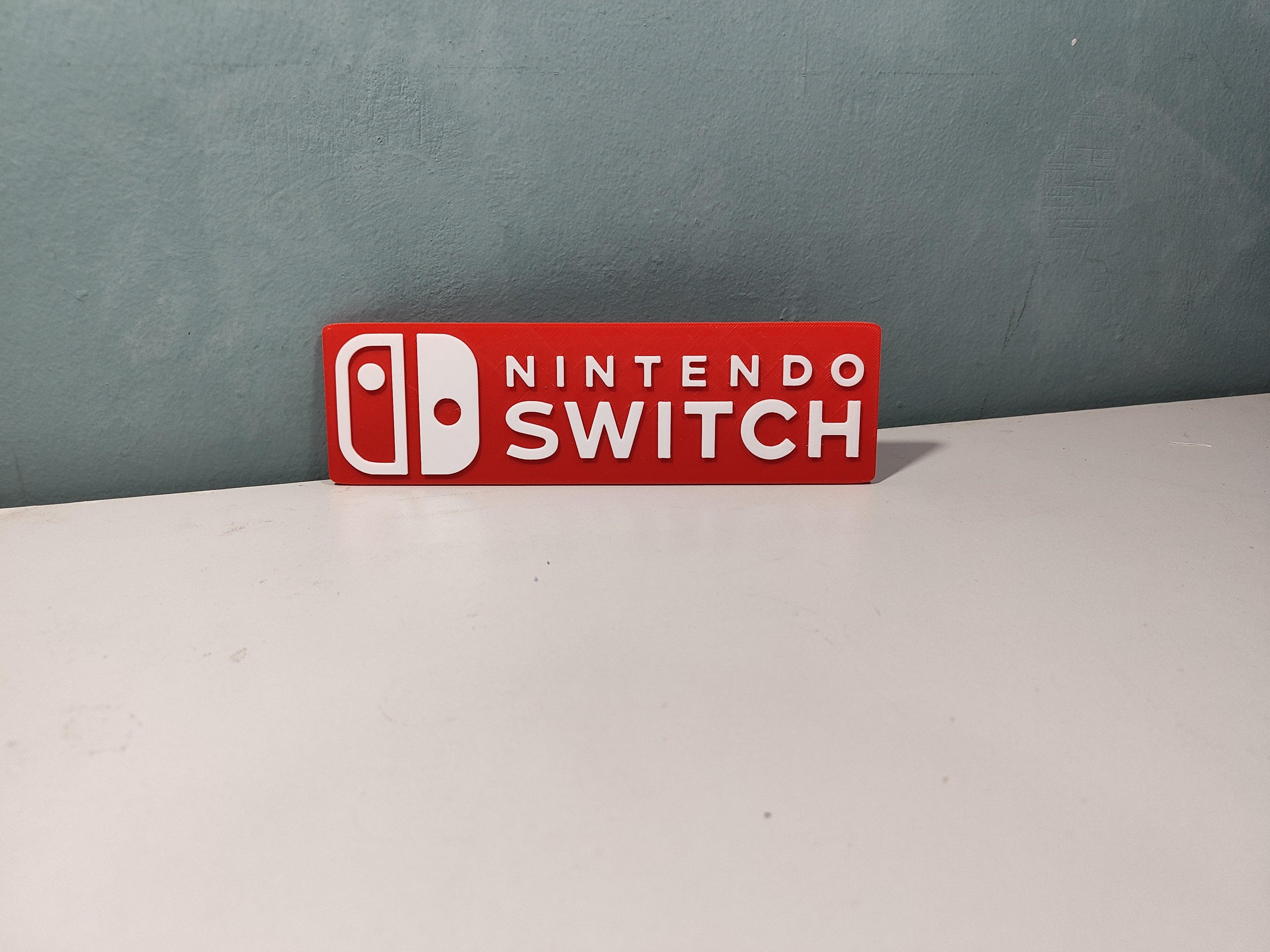 Nintendo Switch Logo Sign - 3DPrintingLabDesigns