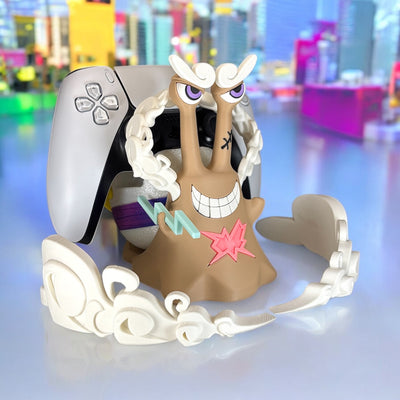 Βάση χειριστηρίου Gear 5 Pirate Snail | Αξεσουάρ Anime &amp; Gaming Ταιριάζει σε PS4, PS5, Switch Pro, Xbox One και Series X Διακόσμηση δώρου για gaming δωμάτιο