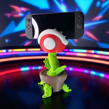 Βάση για το φυτό Piranha - Βάση οθόνης Nintendo Switch 2 - Διακόσμηση παιχνιδιών εμπνευσμένη από το Super Mario