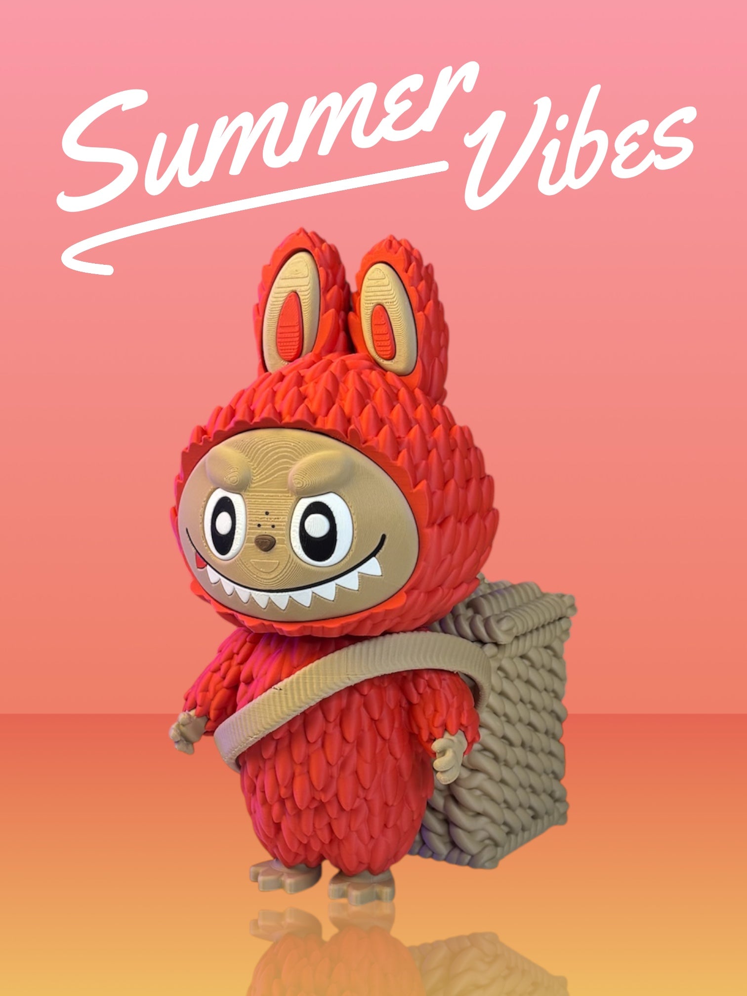 Labubu Doll Desk Organizer – Pop Mart Style Pencil Holder, Cute