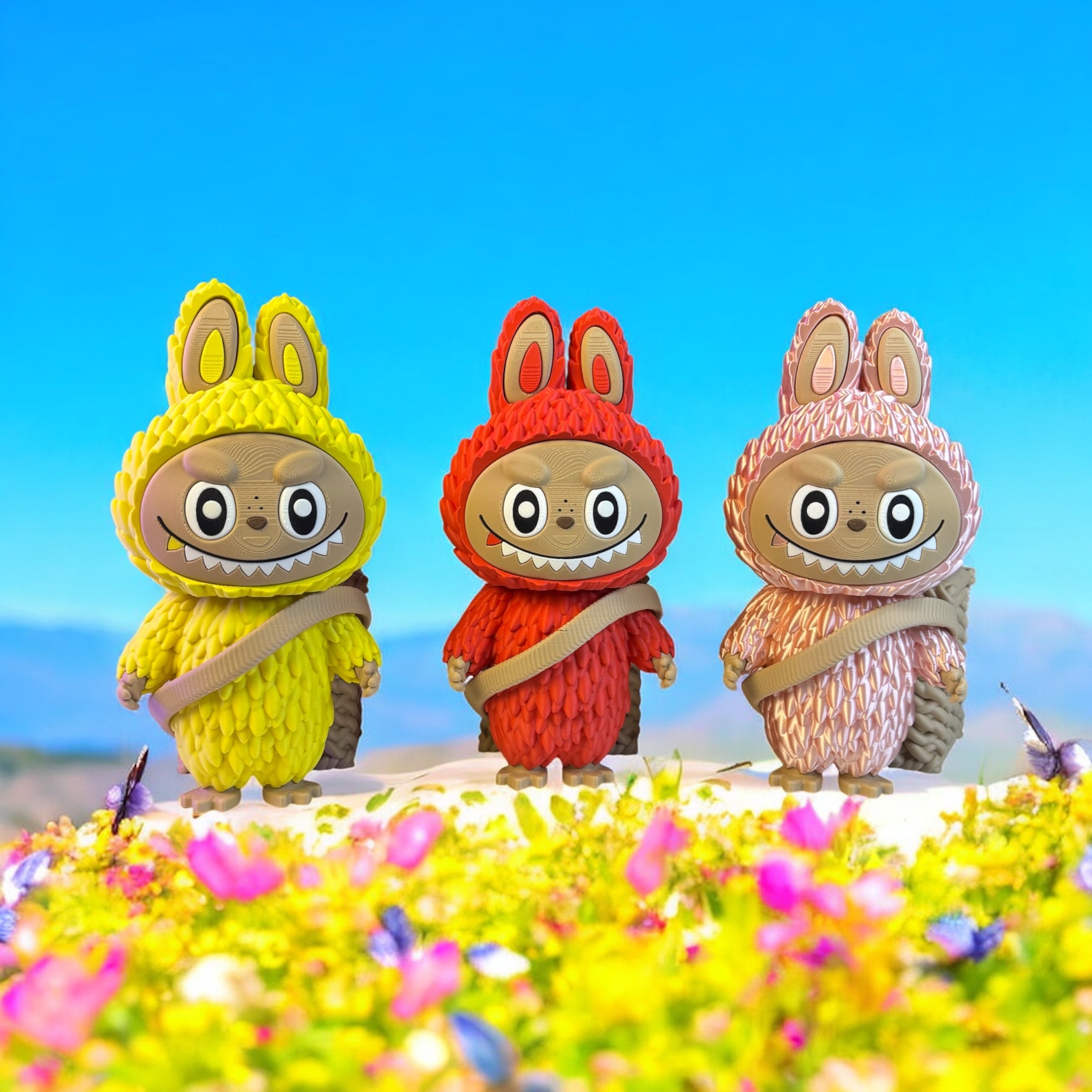 Labubu Doll Desk Organizer – Pop Mart Style Pencil Holder, Cute Monster Back-to-School Desk Friend