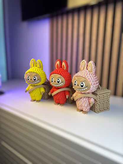 Labubu Doll Desk Organizer – Pop Mart Style Pencil Holder, Cute Monster Back-to-School Desk Friend