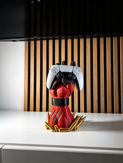 Deadpool Controller Holder | Gaming Controller Stand | PS5, Xbox, Switch Pro, PC Gamepad Display | Gamer Gift | 3D Printed Desk Organizer