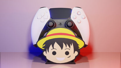 Monkey D. Luffy Controller Holder – Universal Gamepad Stand – One Piece Anime Gaming Desk Decor