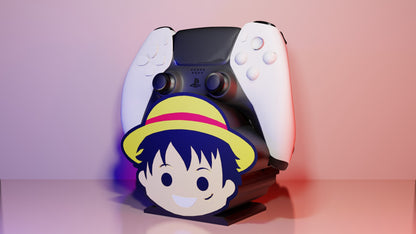 Monkey D. Luffy Controller Holder – Universal Gamepad Stand – One Piece Anime Gaming Desk Decor