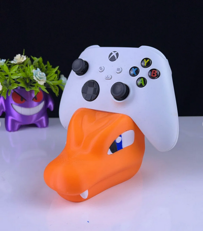 Charizard Gaming Controller Holder Stand - Universal PS5, Xbox, Switch Pro Organizer & Decor!