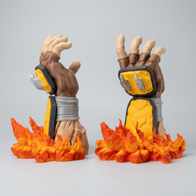 Mortal Kombat Scorpion Inspired Controller Holder – PS5, PS4, Xbox & Switch Pro