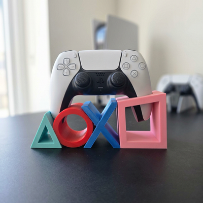 Playstation 5 Icons Controller Holder - PS5 Symbols Dualsense Stand - Gaming Accessories Playstation