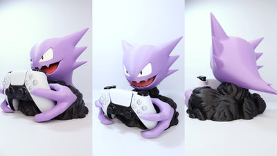 Haunter Controller Holder — 3D Printed Pokémon Gaming Stand for PS5, Xbox & Nintendo Switch