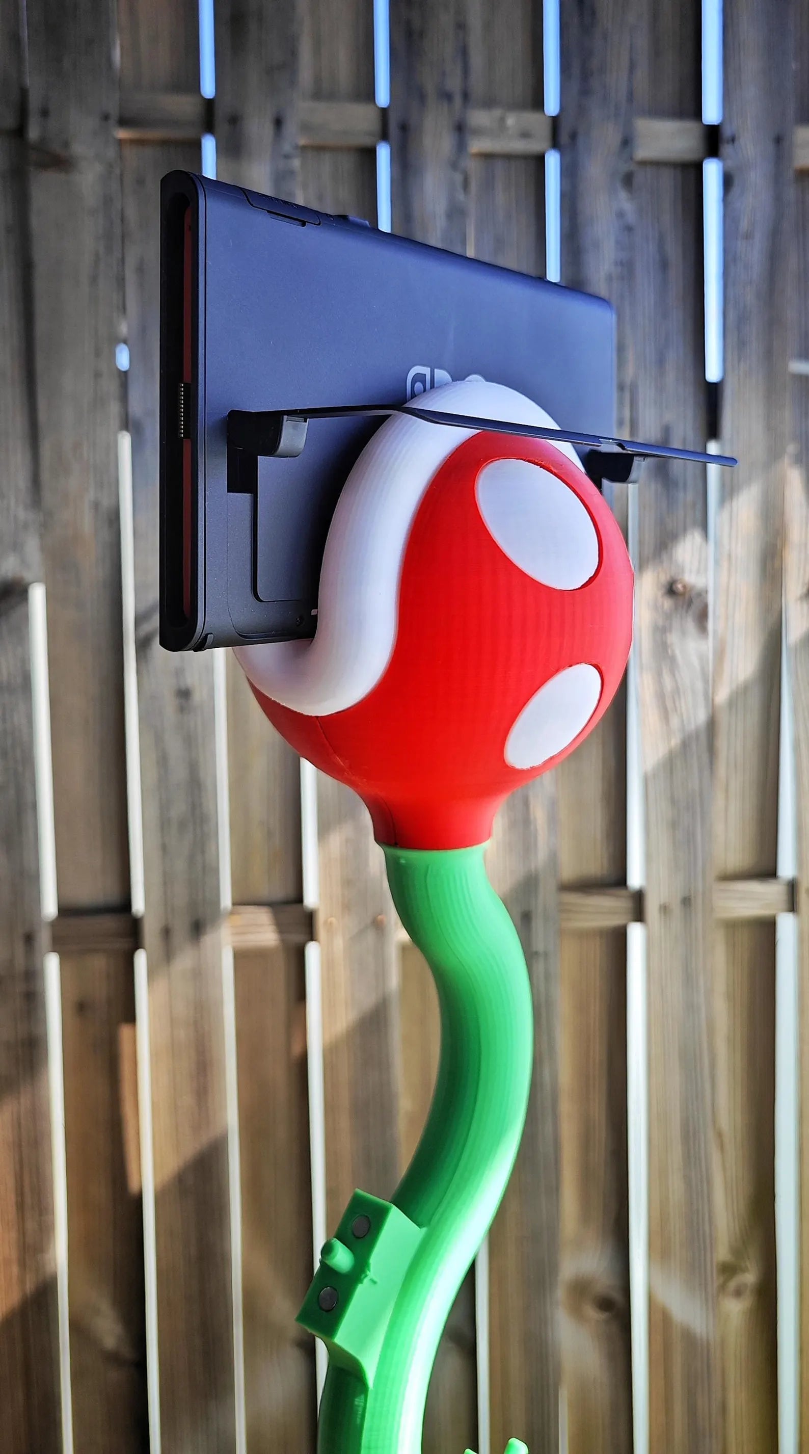 Super Mario Piranha Plant Stand for Nintendo Switch 2, Dock, Joy-Con Holder, Charging & TV Mode