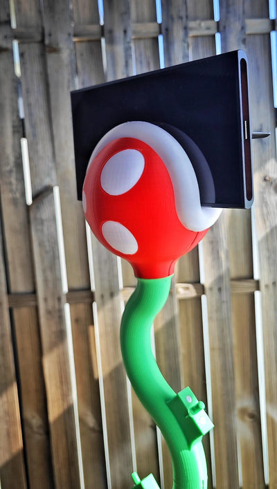 Super Mario Piranha Plant Stand for Nintendo Switch 2, Dock, Joy-Con Holder, Charging & TV Mode