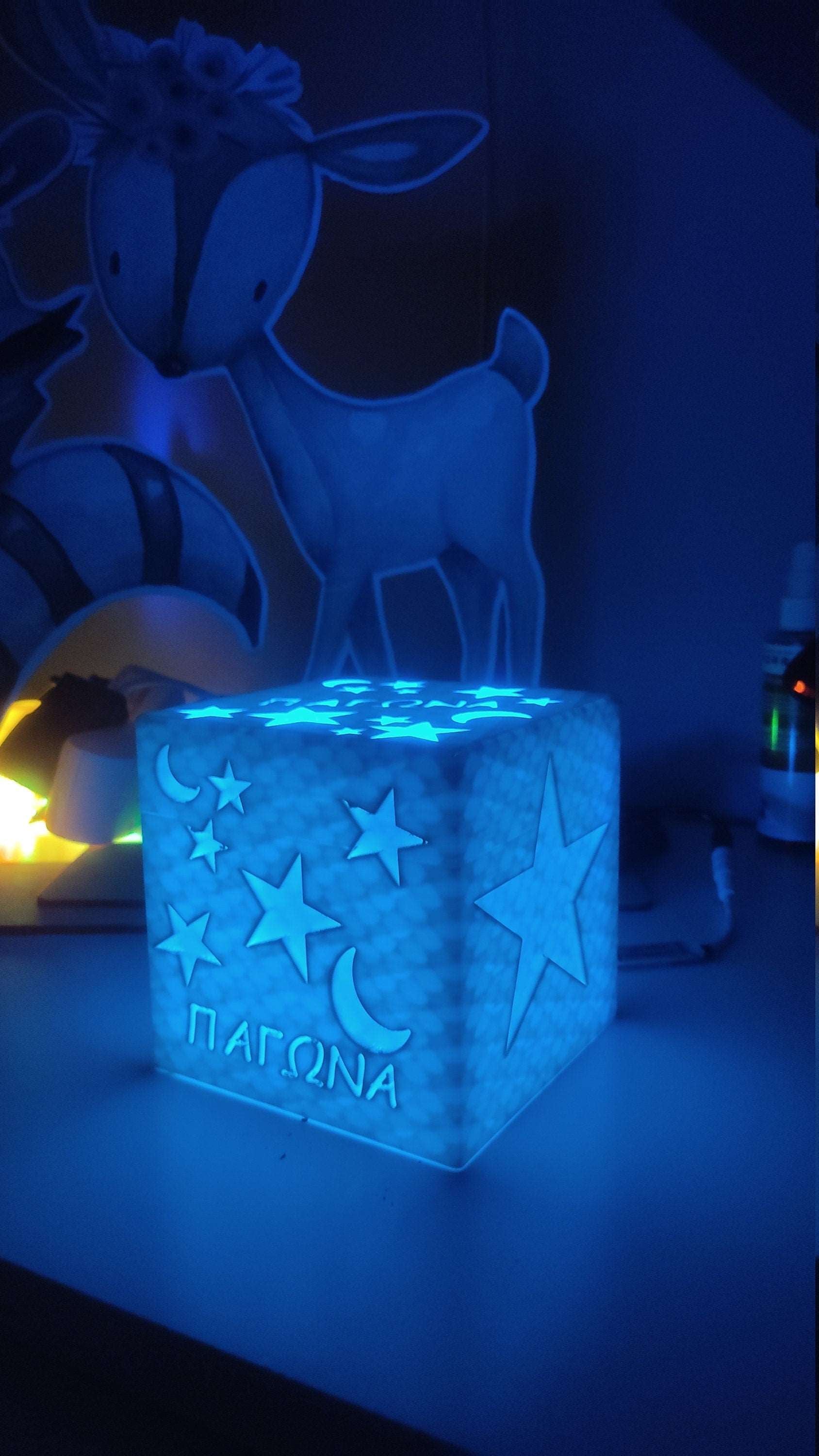 Personalized Night Light Lamp For Kids And Baby Room