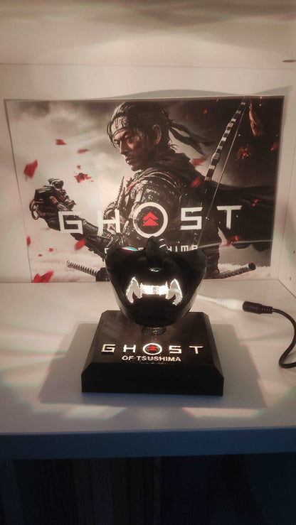 Ghost Of Tsushima RGB LED Light Lamp Black 3D Made