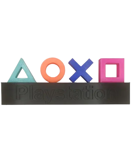 Playstation Icons & Logo For Gaming Room Decor