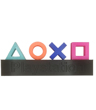 Playstation Icons & Logo For Gaming Room Decor