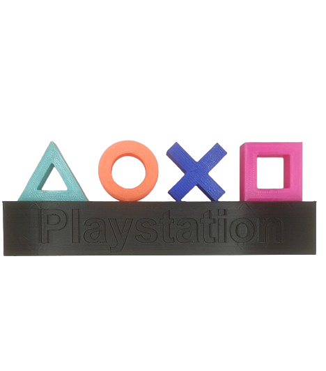 Playstation Icons & Logo For Gaming Room Decor