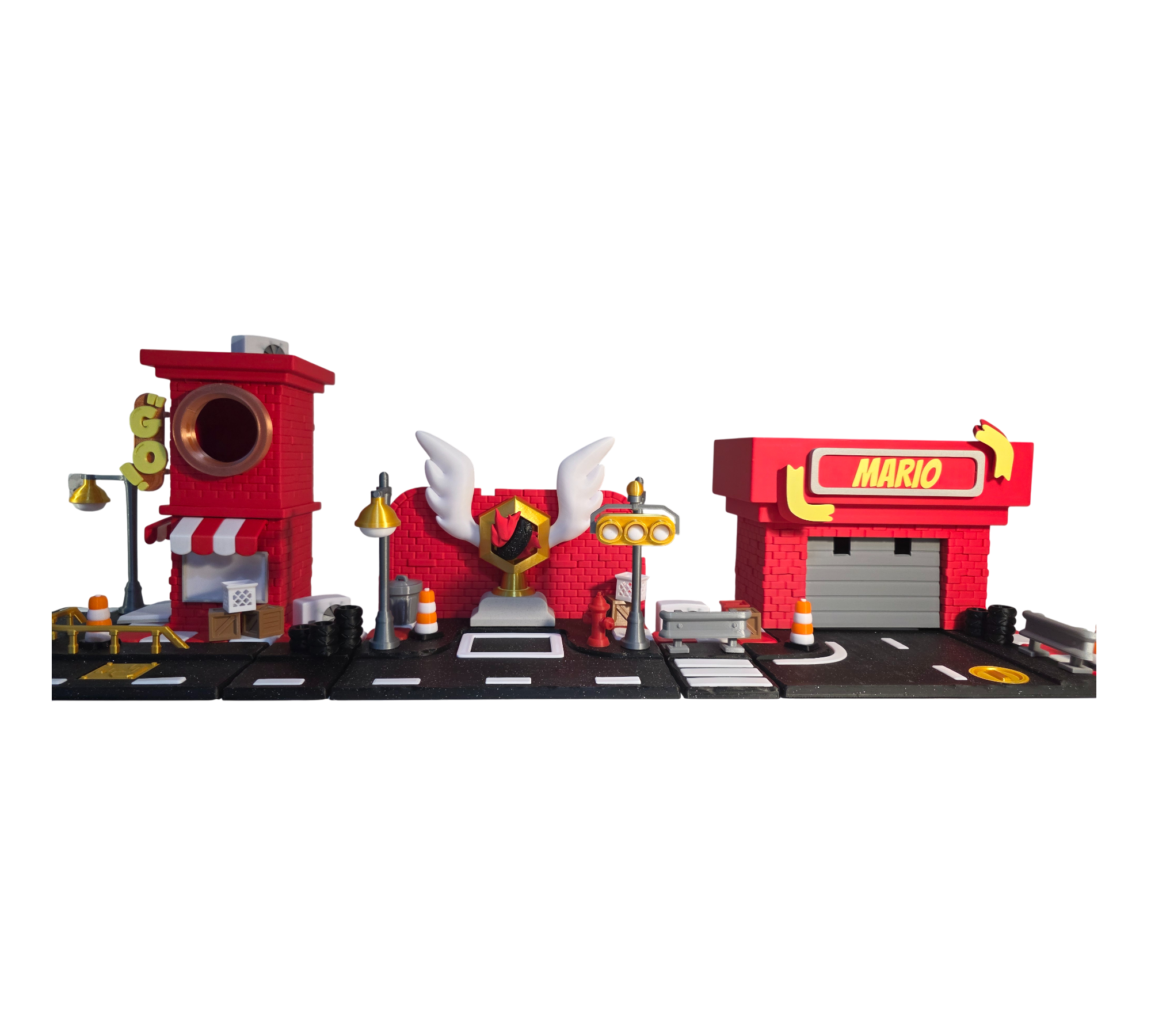 Mario Kart Switch 2 Stand Set – Dock, Pro Controller Garage & Camera Tower – Nintendo Switch 2 Pit Stop Display Gift