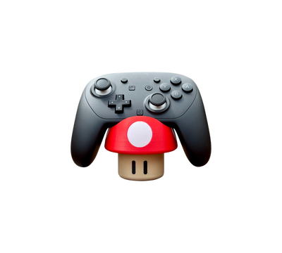 Nintendo Switch 1 & 2 Pro Controller Mushroom Toad Stand Holder