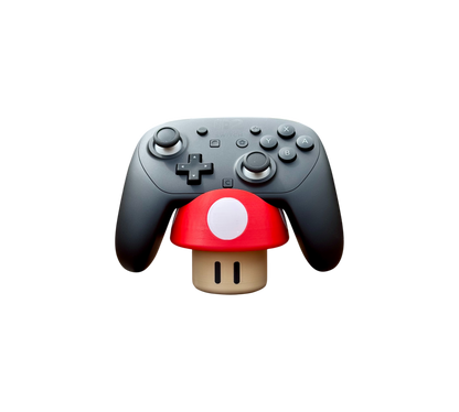 Nintendo Switch 1 & 2 Pro Controller Mushroom Toad Stand Holder