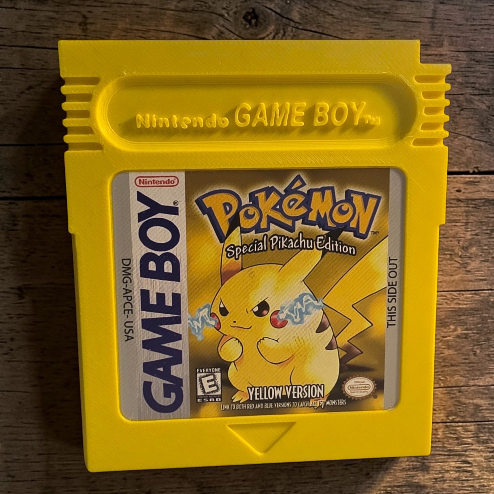 Pokémon Game Boy Cartridge Magnets and Coasters - UV Printed High Def Art - 3D Printed Pikachu Charizard Blastoise Gengar Set of 4